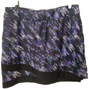 EUC EP New York black and purple skirt with lined shorts